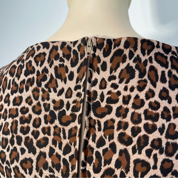 Vintage 90s Splurge Leopard Print Sleeveless Wiggle Dress Women’s Size Small - Picture 6 of 8